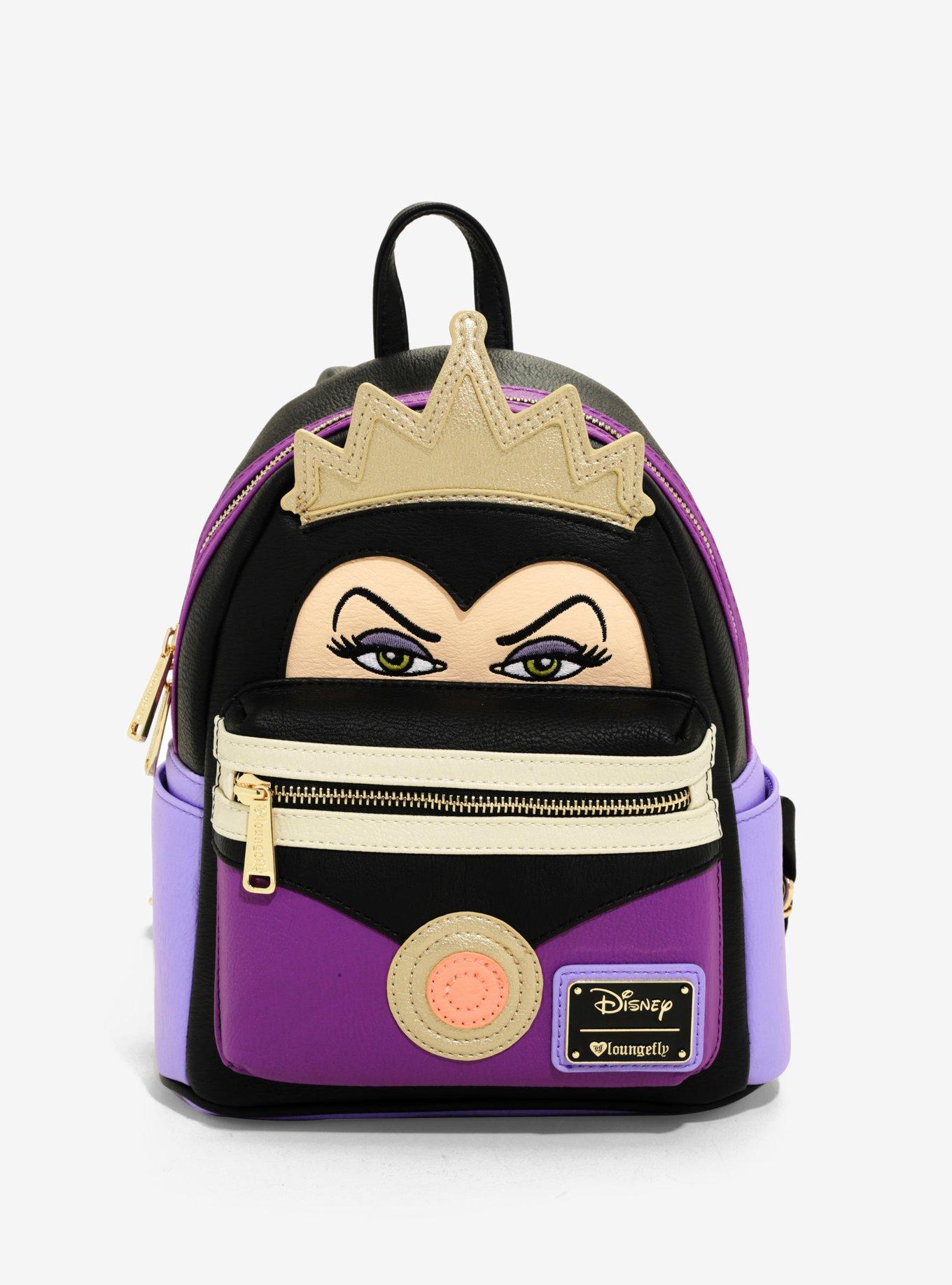 Loungefly Disney Villains Evil Queen Snow White Mini Backpack Bag Mirror  Mirror