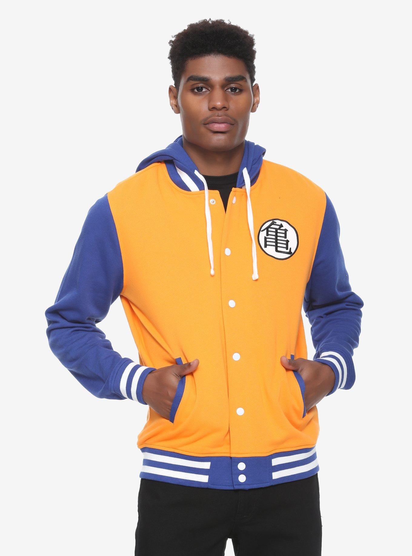 Dragon ball z goku varsity hoodie on sale