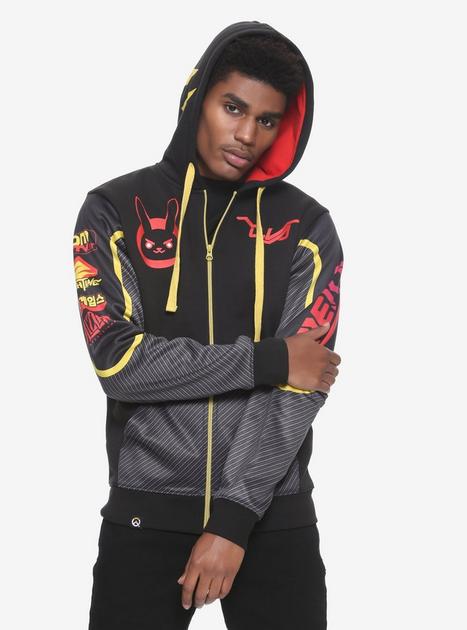 Overwatch D.Va Carbon Fiber Hoodie | Hot Topic