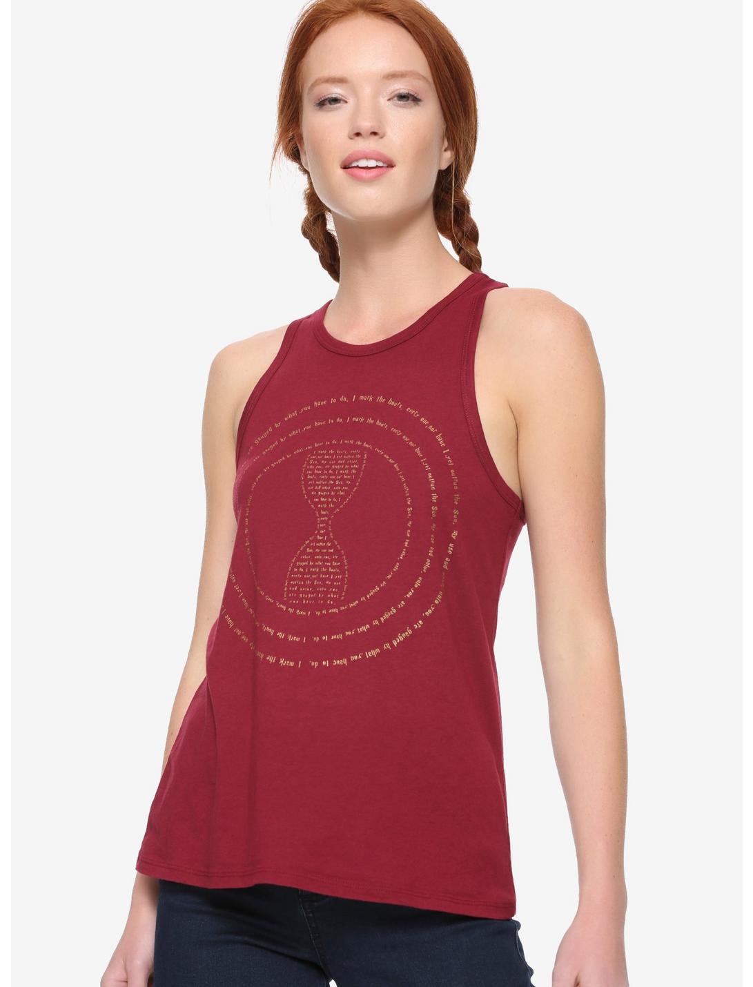 Harry Potter Hour Glass Womens Tank Top - BoxLunch Exclusive, RED, hi-res