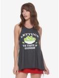 Lettuce Sadness Womens Tank Top - BoxLunch Exclusive, GREY, hi-res