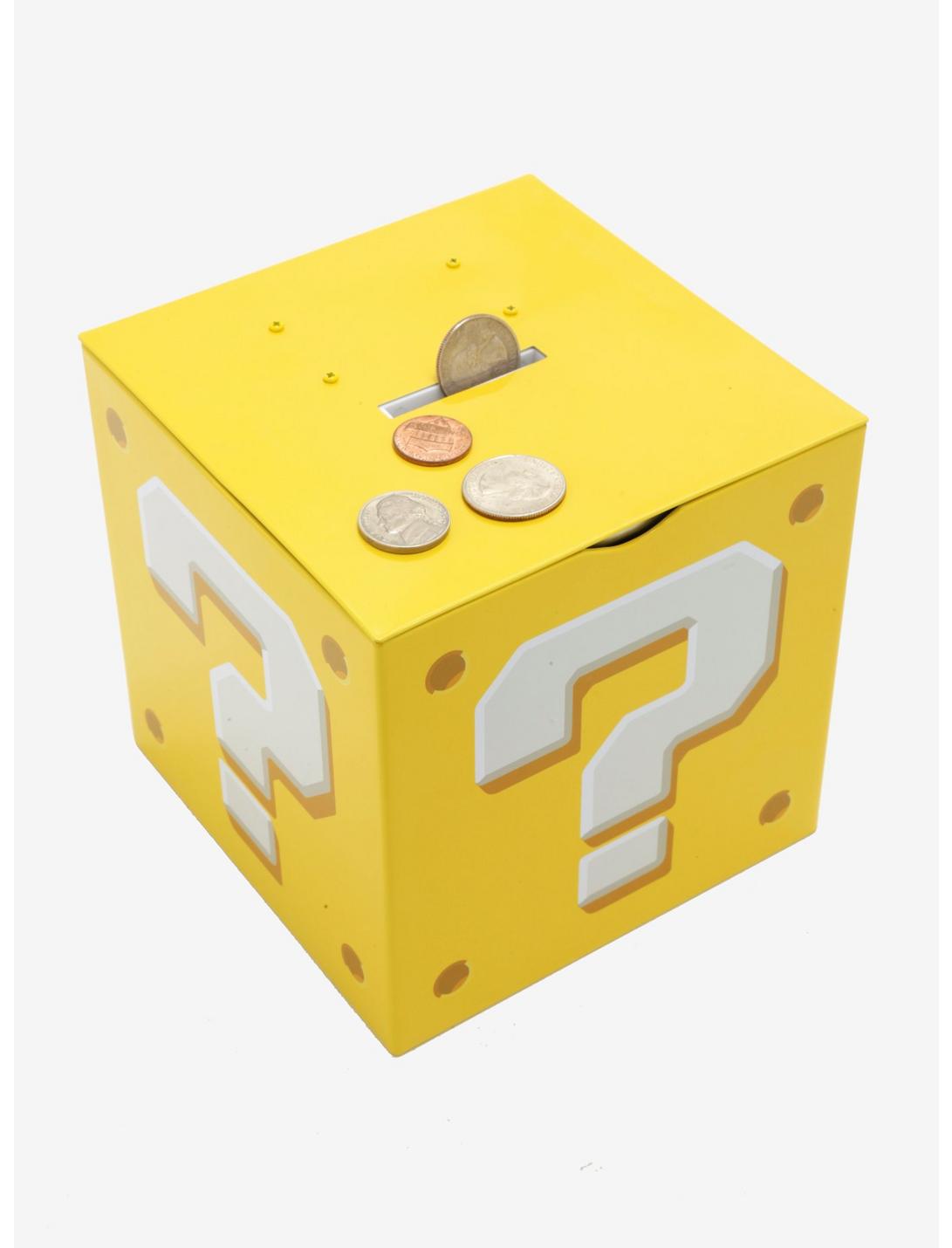 Nintendo Super Mario Bros. Question Block Coin Bank, , hi-res
