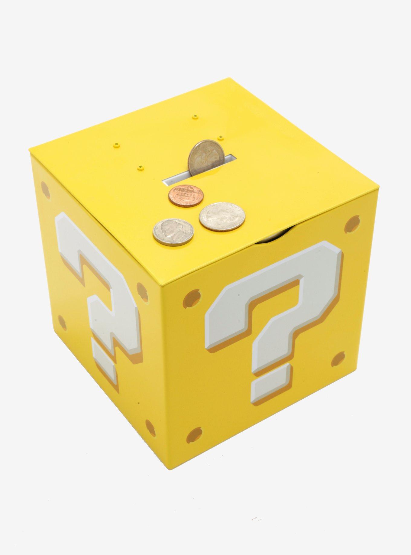 Nintendo Super Mario Bros. Question Block Coin Bank, , hi-res