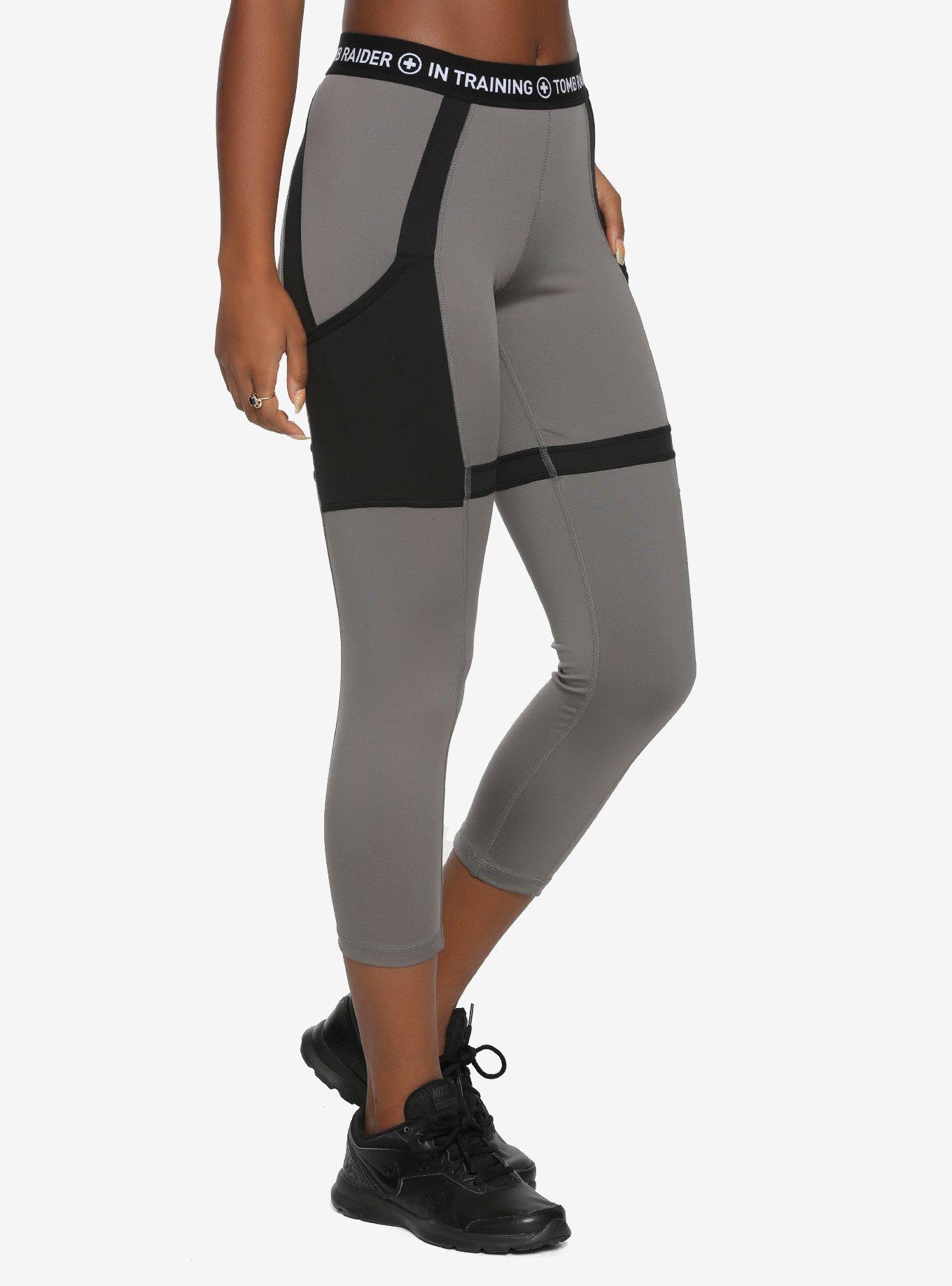 Tomb Raider Shadow Of The Tomb Raider Active Capris, GREY, hi-res