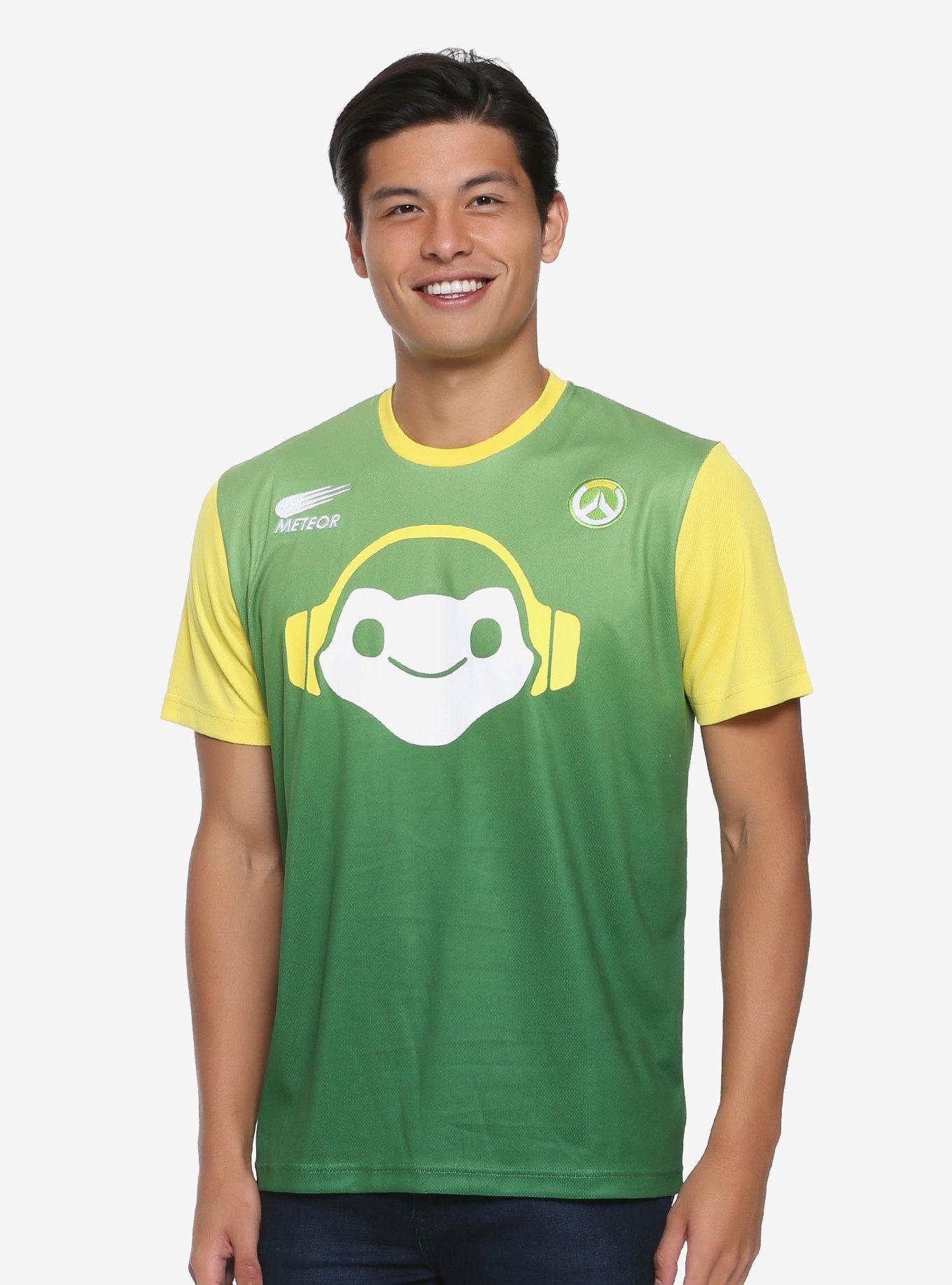 Overwatch Lucio Jersey - BoxLunch Exclusive, GREEN, hi-res