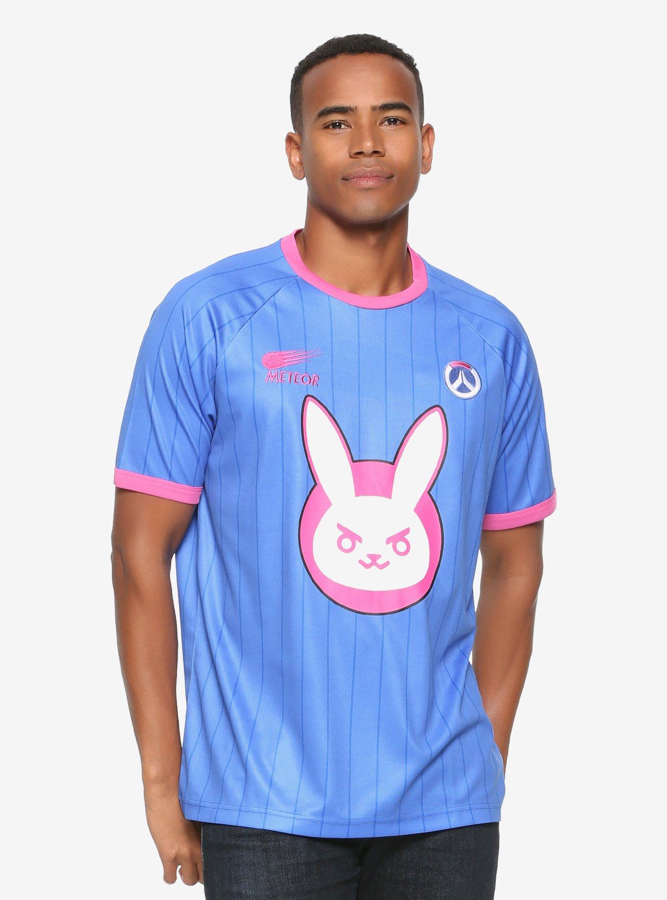 Overwatch D.Va Jersey - BoxLunch Exclusive, BLUE, hi-res