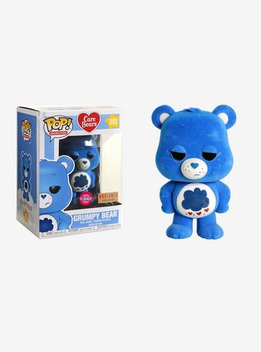 Funko Pop Care Bears Grumpy Bear Flocked Vinyl Figure