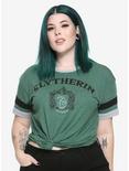 Harry Potter Slytherin Girls Athletic T-Shirt Plus Size, GREEN, hi-res