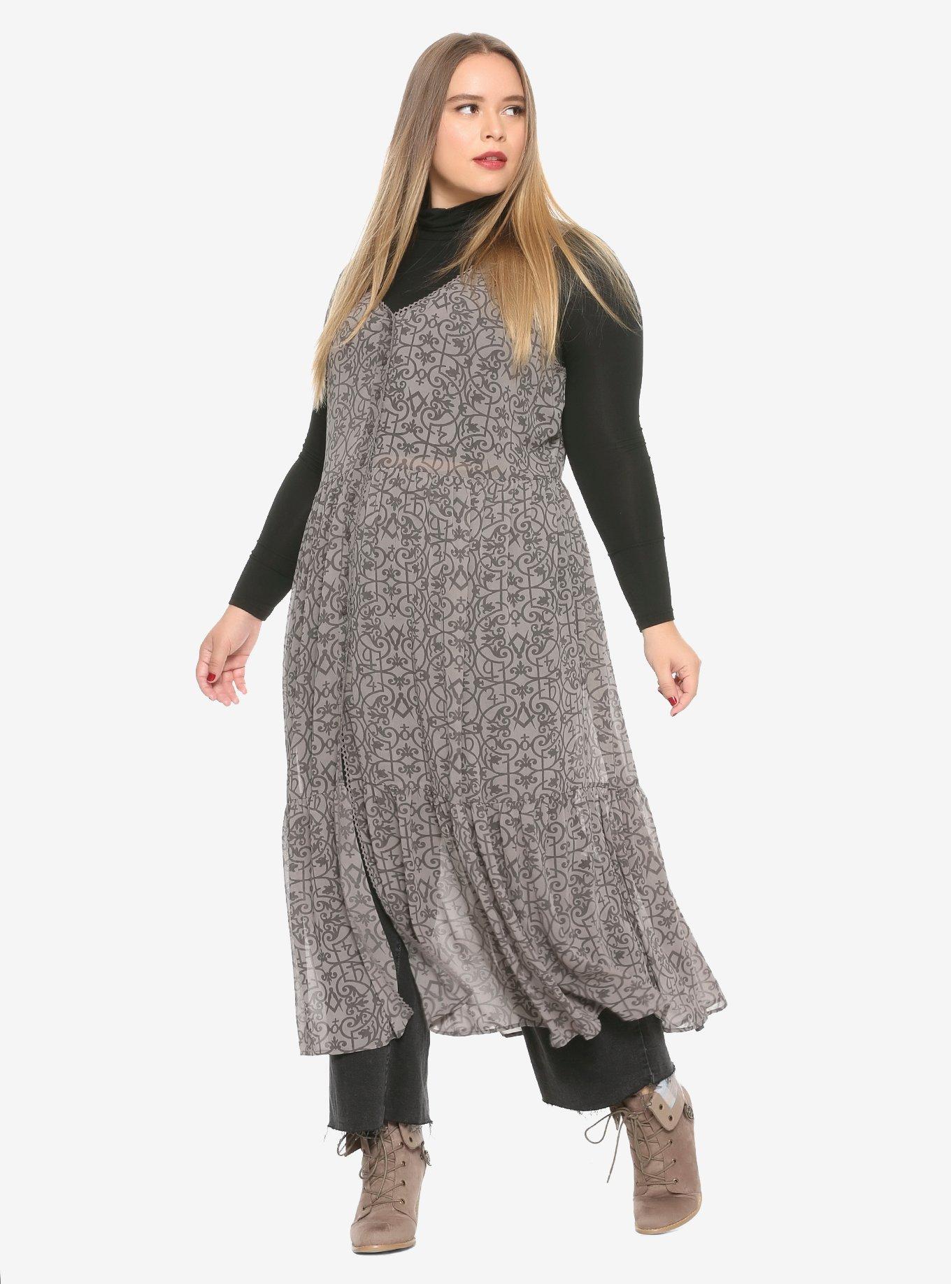 Outlander Print Shop Sleeveless Duster Plus Size Hot Topic Exclusive Hot Topic