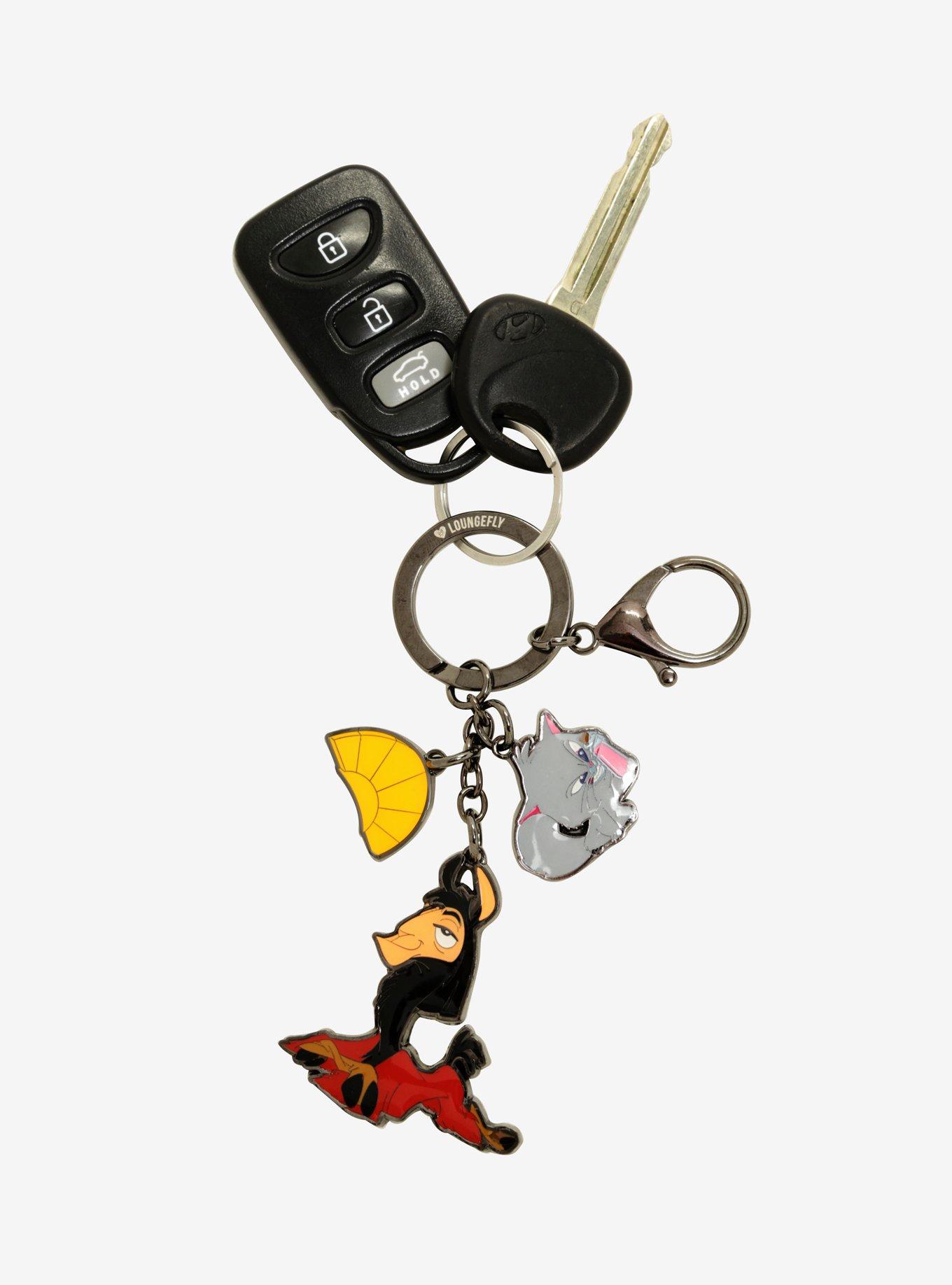 Disney The Emperor's New Groove Kuzco & Yzma Enamel Key Chain, , hi-res view 1