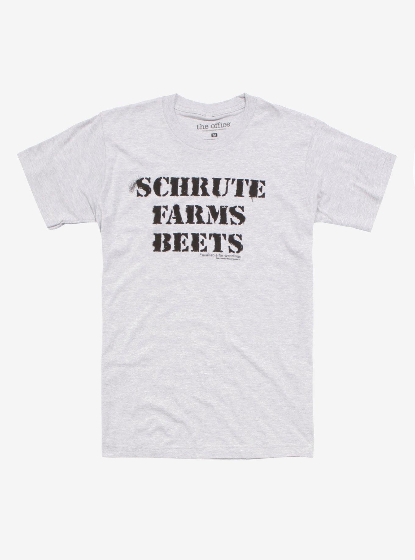 The Office Schrute Farms Beets T-Shirt, GREY, hi-res