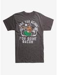 Disney The Lion King Timon Achin' For Some Bacon T-Shirt Hot Topic Exclusive, GREY, hi-res