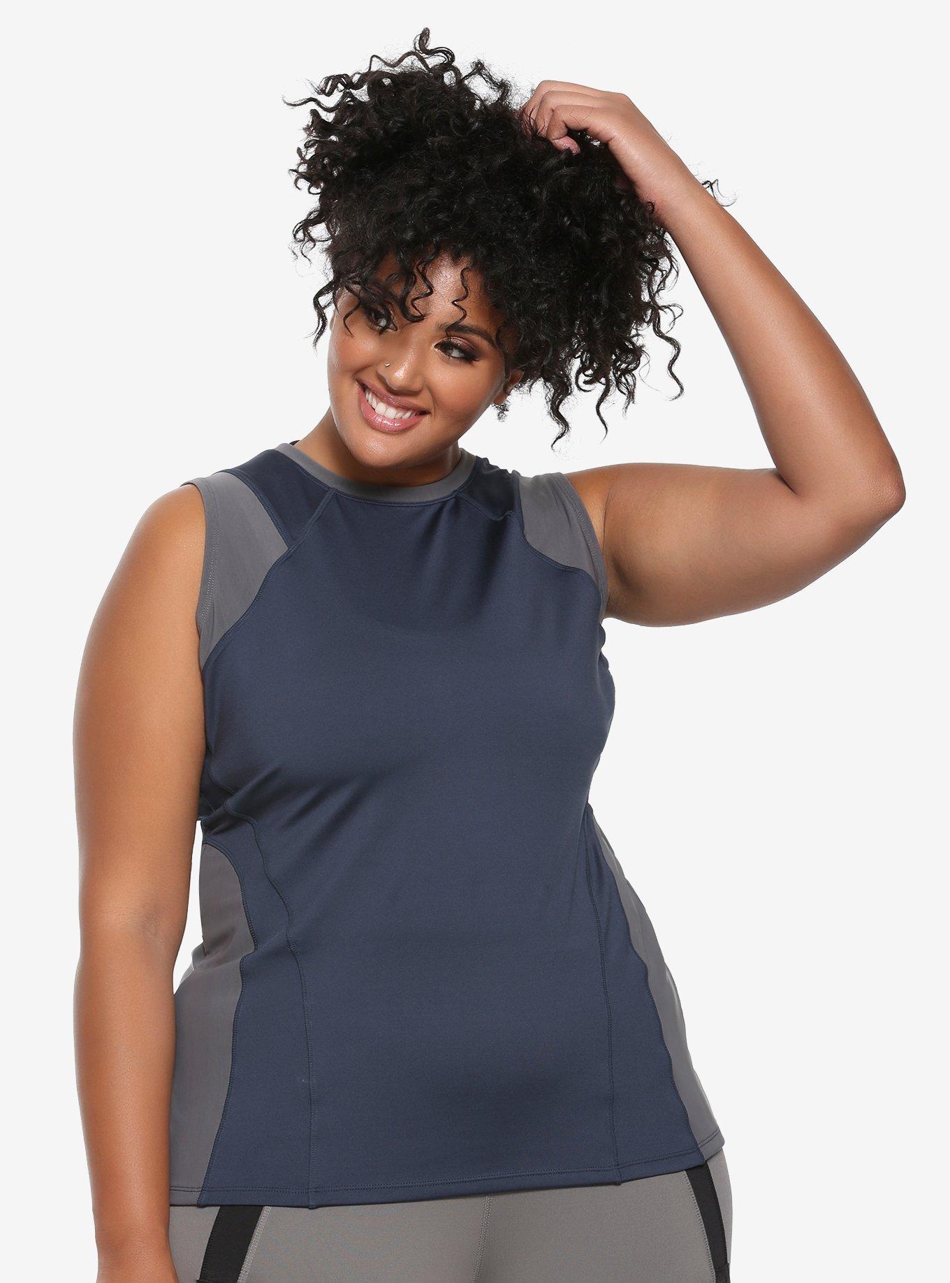 Tomb Raider Shadow Of The Tomb Raider Active Top Plus Size, MULTI, hi-res