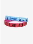 Steven Universe Ruby & Sapphire Rubber Bracelet Set, , hi-res
