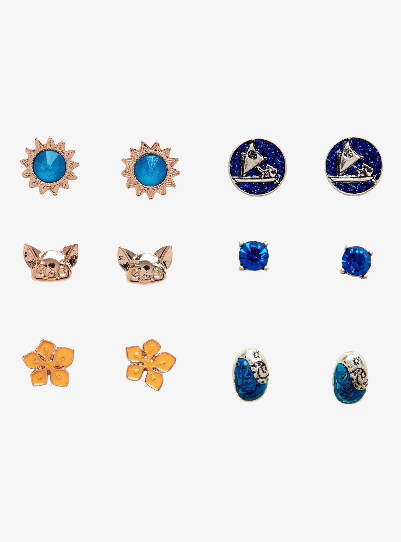 Disney Moana Stud Earrings Set, , hi-res