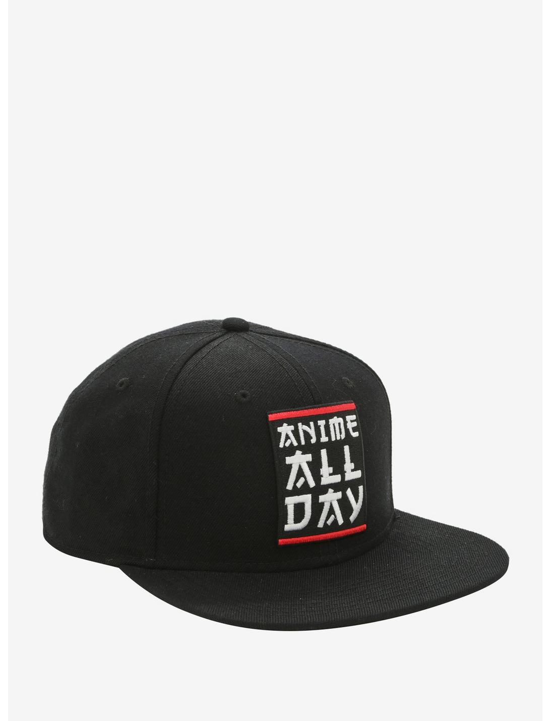 Anime All Day Snapback Hat, , hi-res