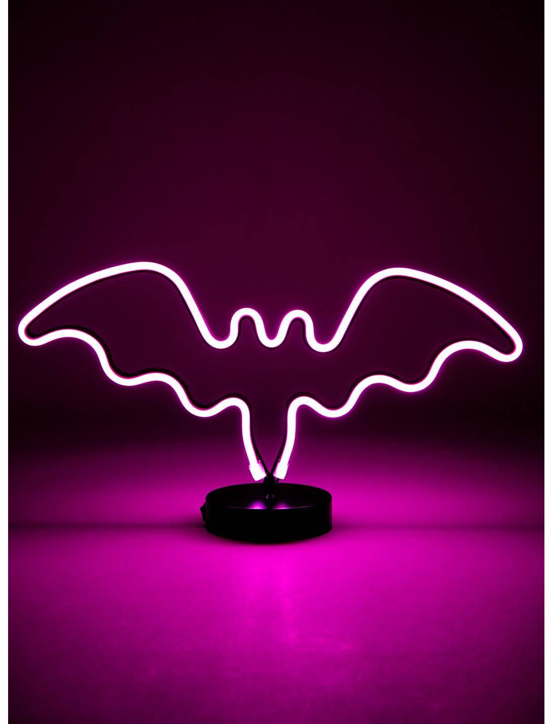 LED Pink Neon Bat Light, , hi-res