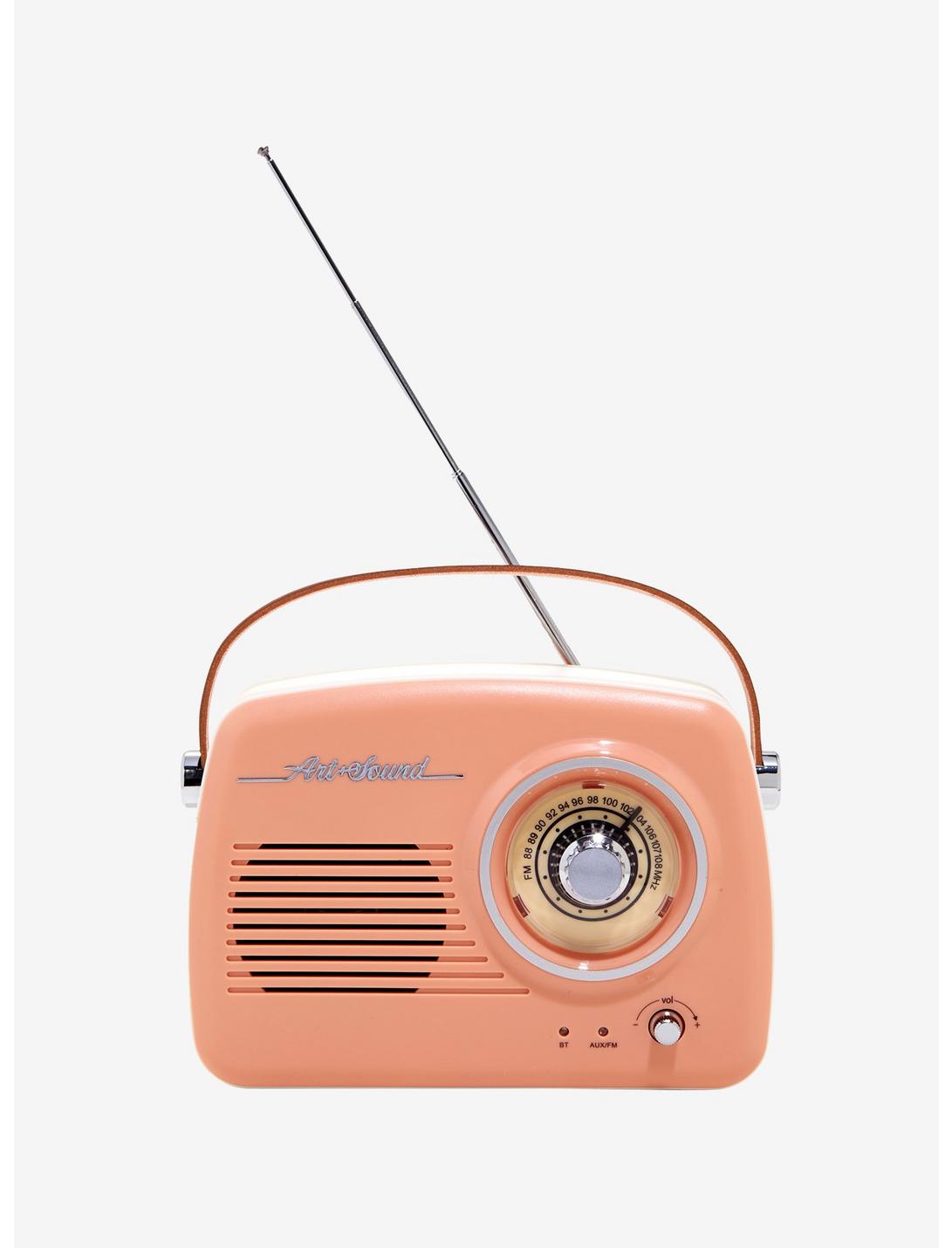 Pink Vintage Wireless Radio Speaker | Hot Topic Pink Vintage Wireless Radio Speaker | Hot Topic