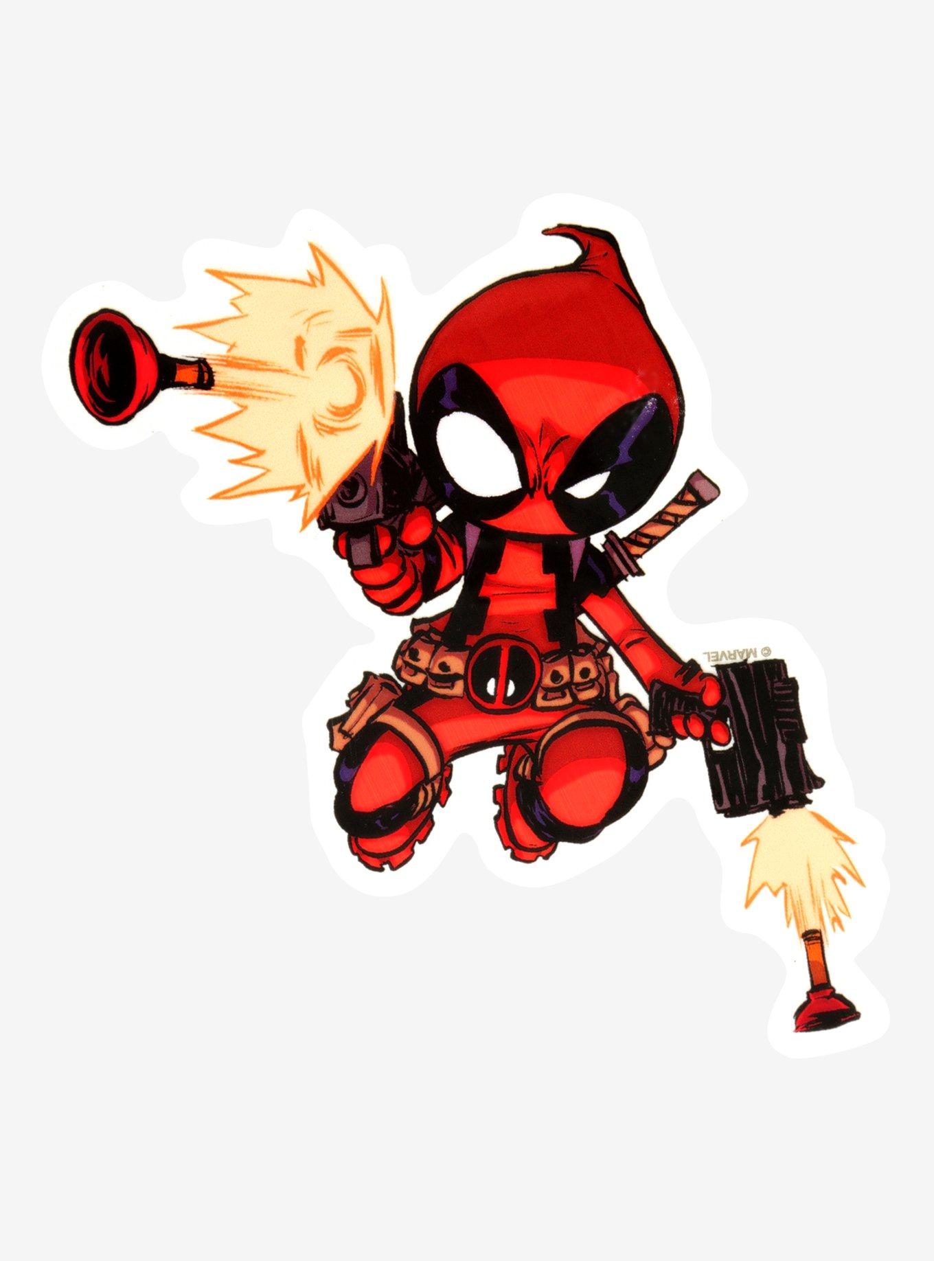 Marvel Deadpool Decal, , hi-res