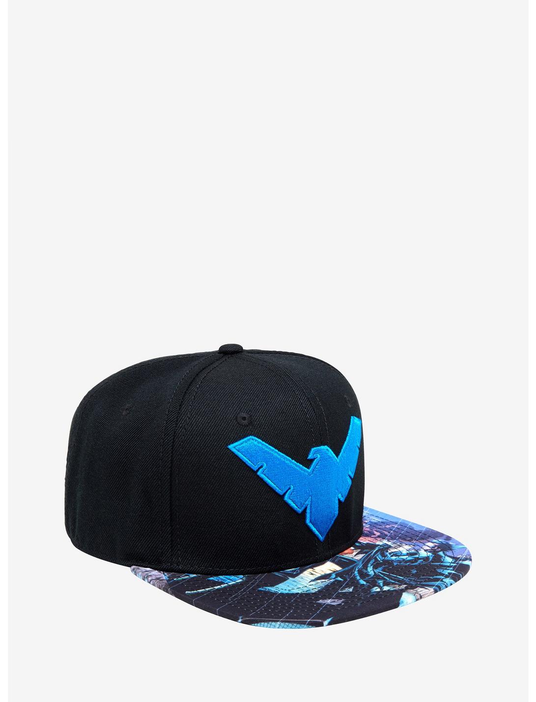 DC Comics Nightwing Sublimated Snapback Hat, , hi-res