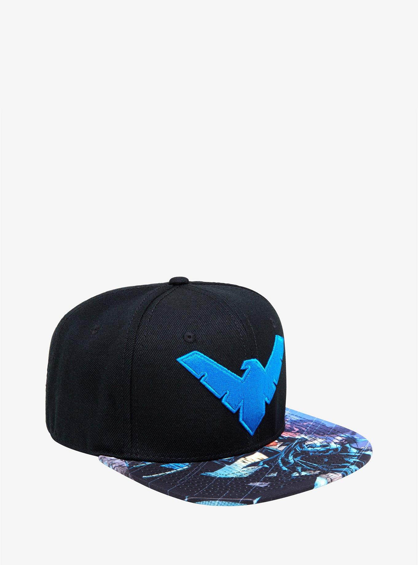 DC Comics Nightwing Sublimated Snapback Hat, , hi-res