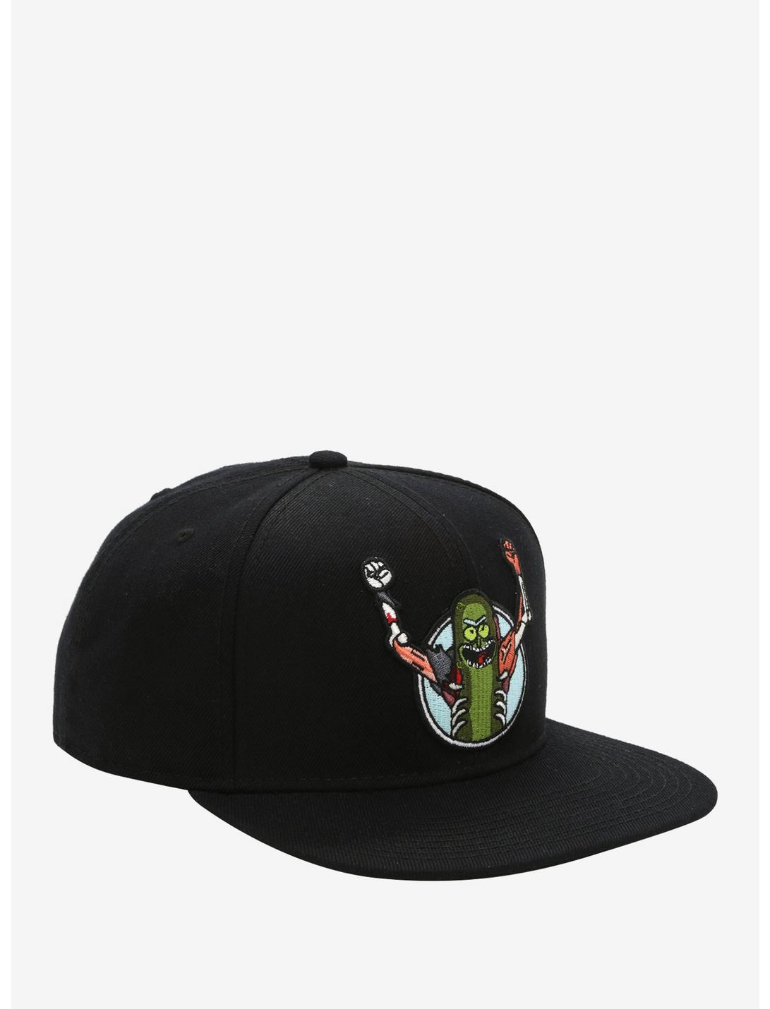 Rick And Morty Pickle Rick Arms Up Snapback Hat, , hi-res