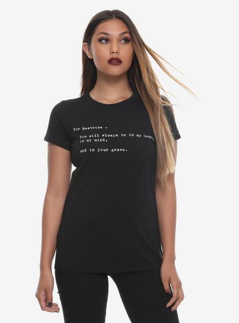 A Series Of Unfortunate Events Dear Beatrice Girls T Shirt Hot Topic