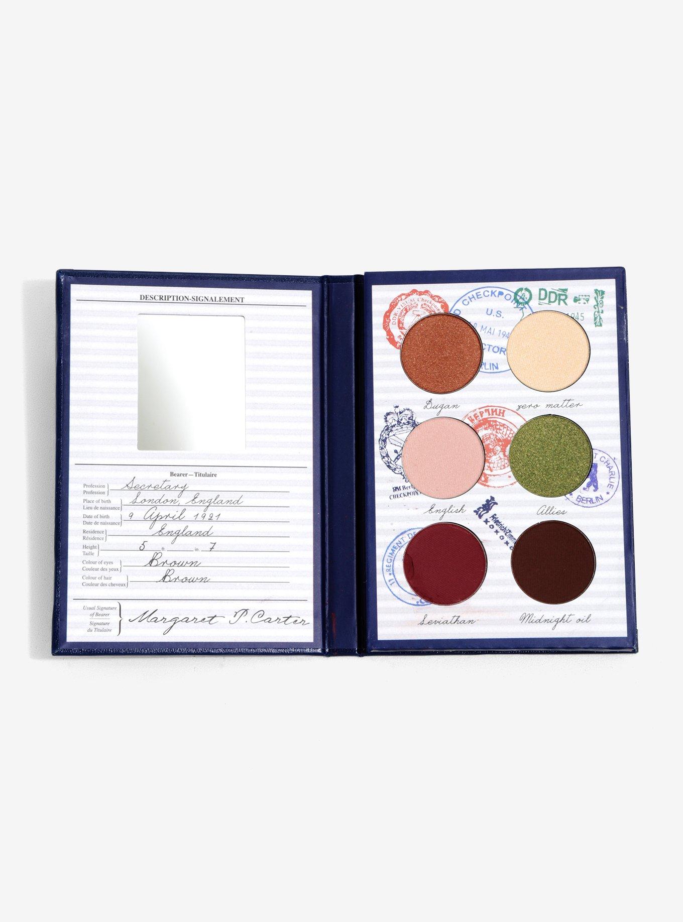Besame Cosmetics Marvel Agent Carter Passport Shadow Palette, , hi-res