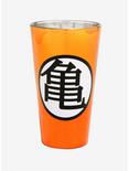 Dragon Ball Z Kanji Orange Pint Glass, , hi-res