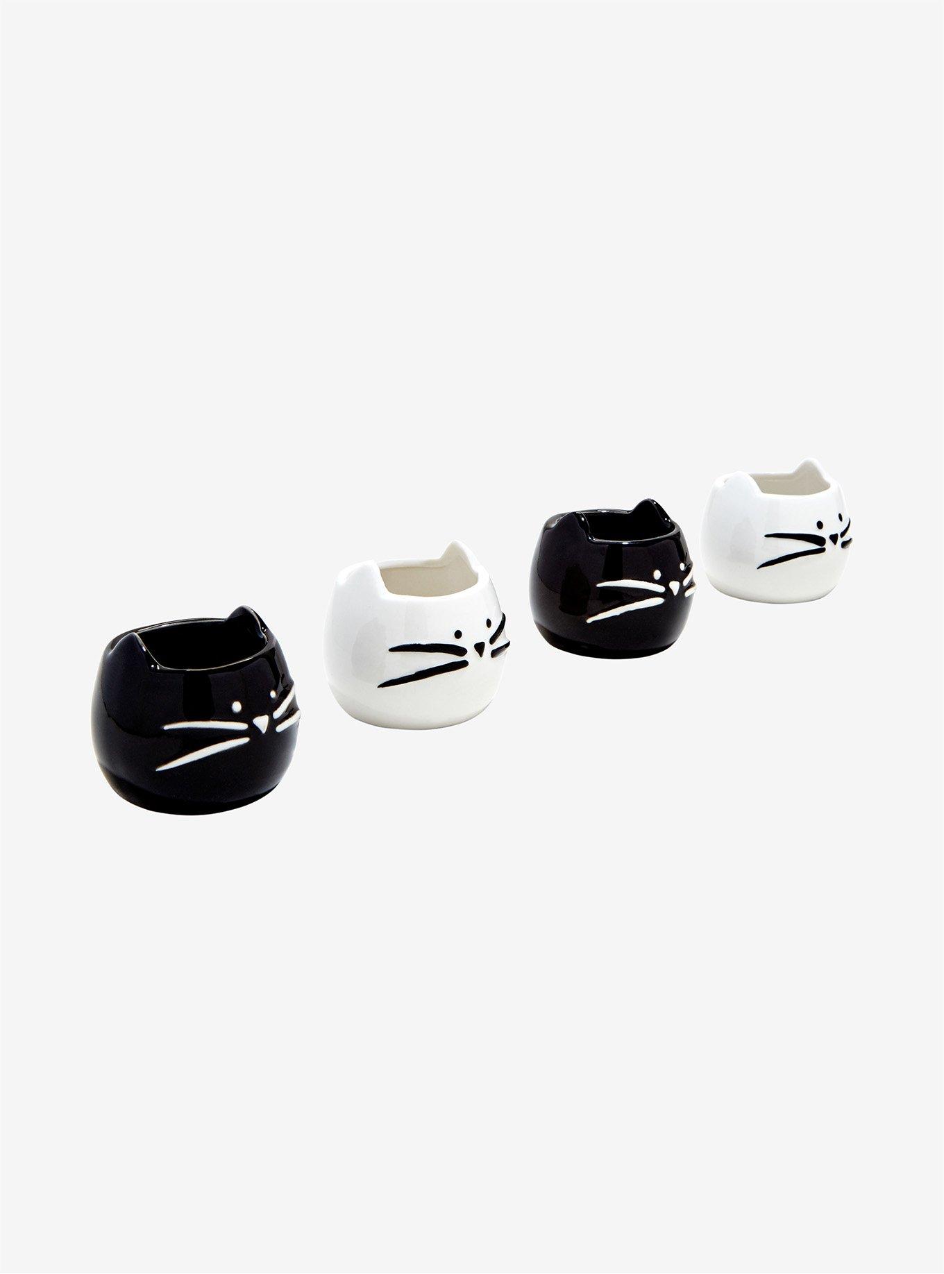 Cat Ceramic Shot Glass Set, , hi-res