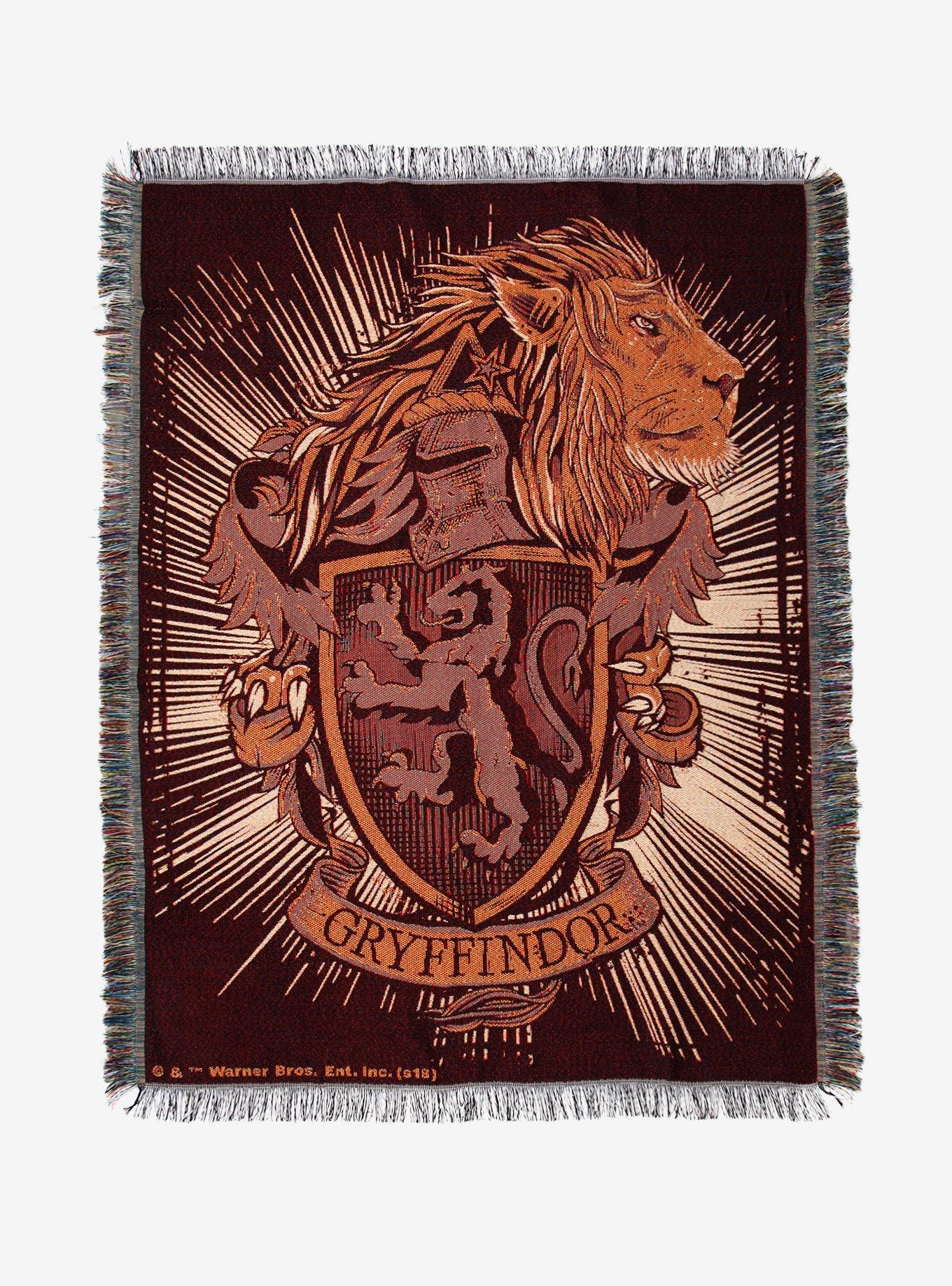 Harry Potter Gryffindor Crest Tapestry Throw Blanket, , hi-res