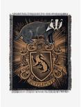 Harry Potter Hufflepuff Crest Tapestry Throw Blanket, , hi-res