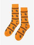 Harry Potter Hufflepuff Striped Dress Socks - BoxLunch Exclusive, , hi-res