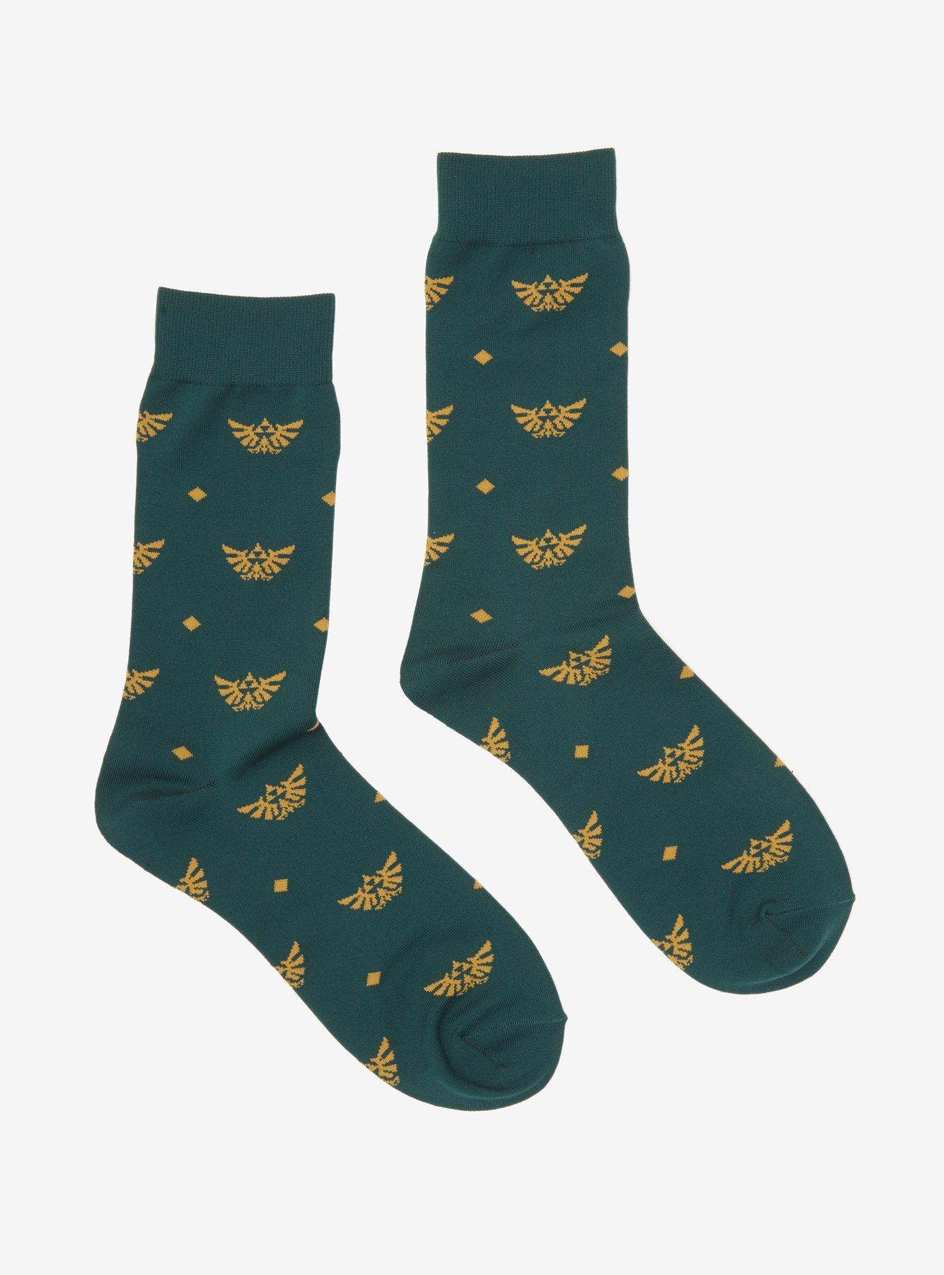 Nintendo The Legend Of Zelda Tri-Force Dress Socks, , hi-res