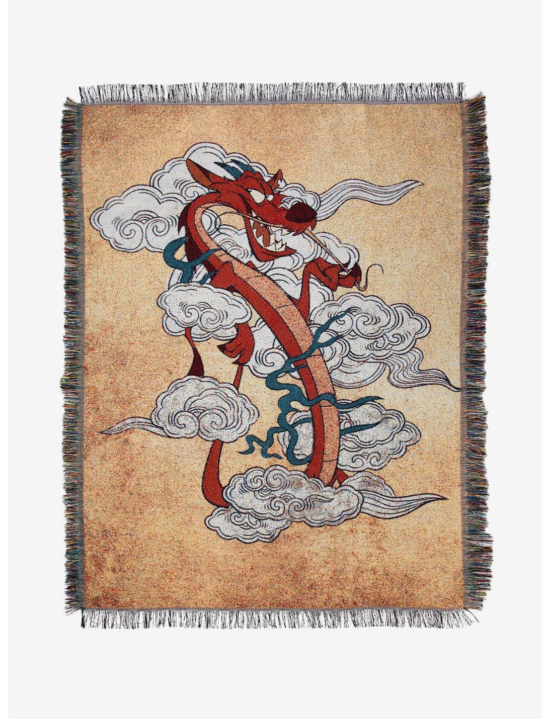 Disney Mulan Mushu In The Smoke Tapestry Throw, , hi-res