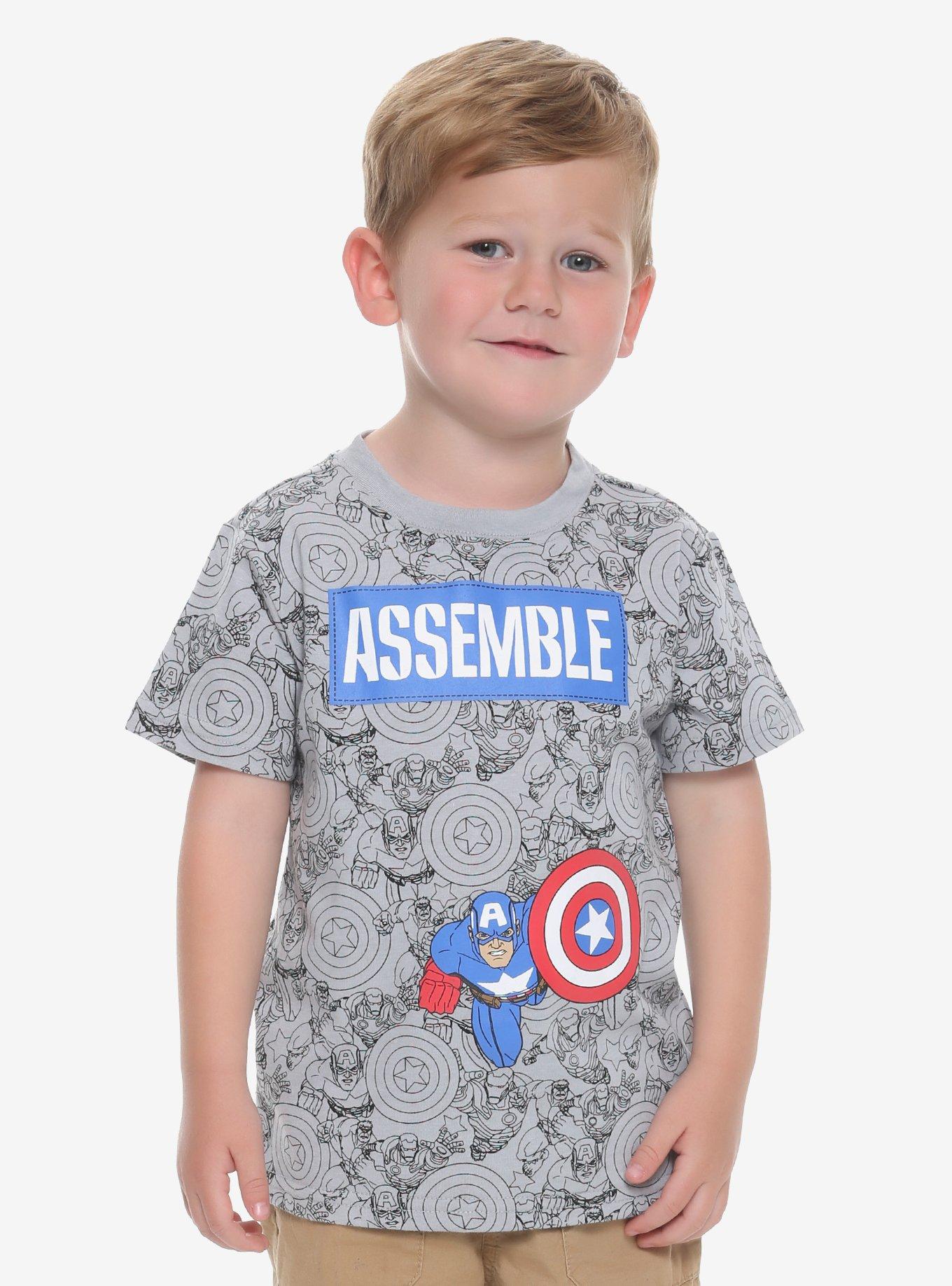 Marvel Captain America Assemble Toddler Tee, MULTI, hi-res