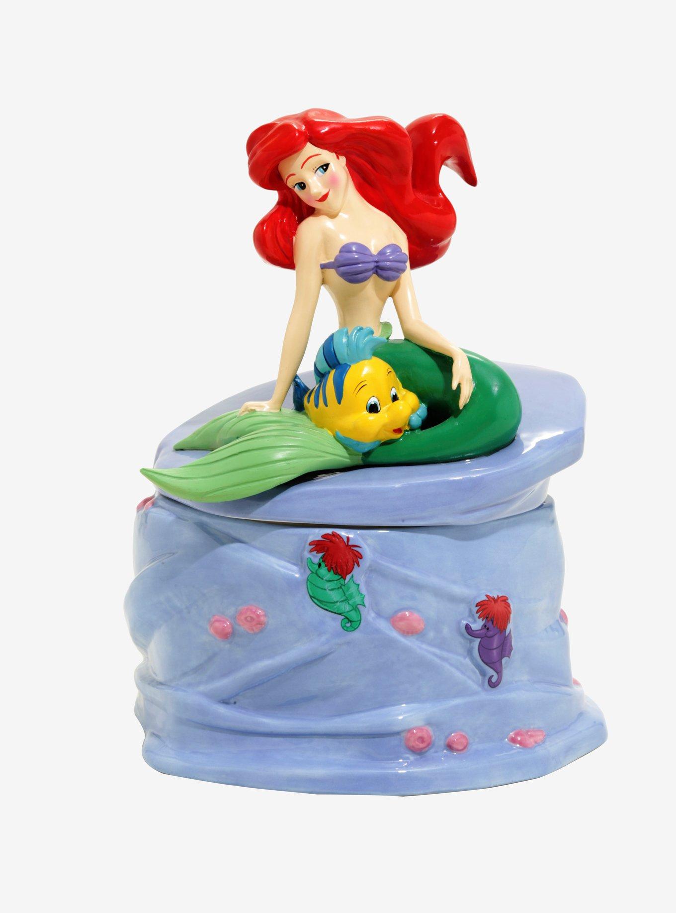 Disney The Little Mermaid Ariel & Flounder Cookie Jar, , hi-res