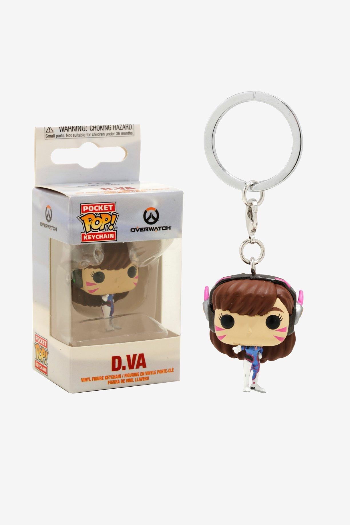 Funko Pocket Pop! Overwatch D.Va Vinyl Key Chain, , hi-res