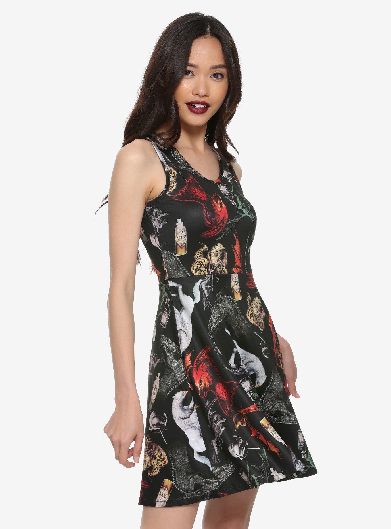 harry potter skater dress Ladies Dress, Harry Potter Inspired, Skater Dress, Universal, Epic,  Wizarding World, Summer Dress, Hermione, Theme Park, Hogwarts, Hallows