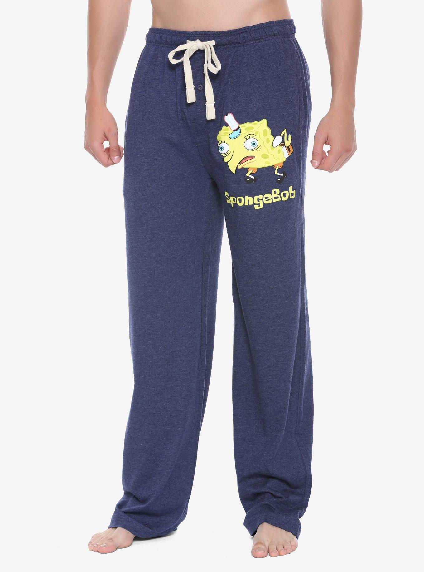 SpongeBob SquarePants Chicken Guys Pajama Pants, NAVY, hi-res