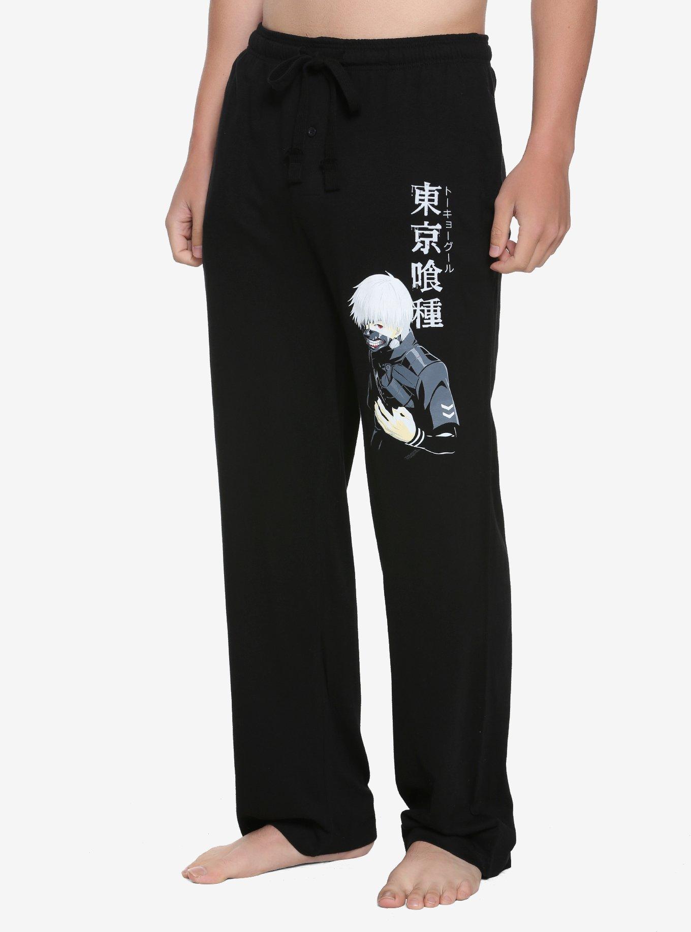 Tokyo Ghoul Kan Kaneki Guys Pajama Pants, BLACK, hi-res