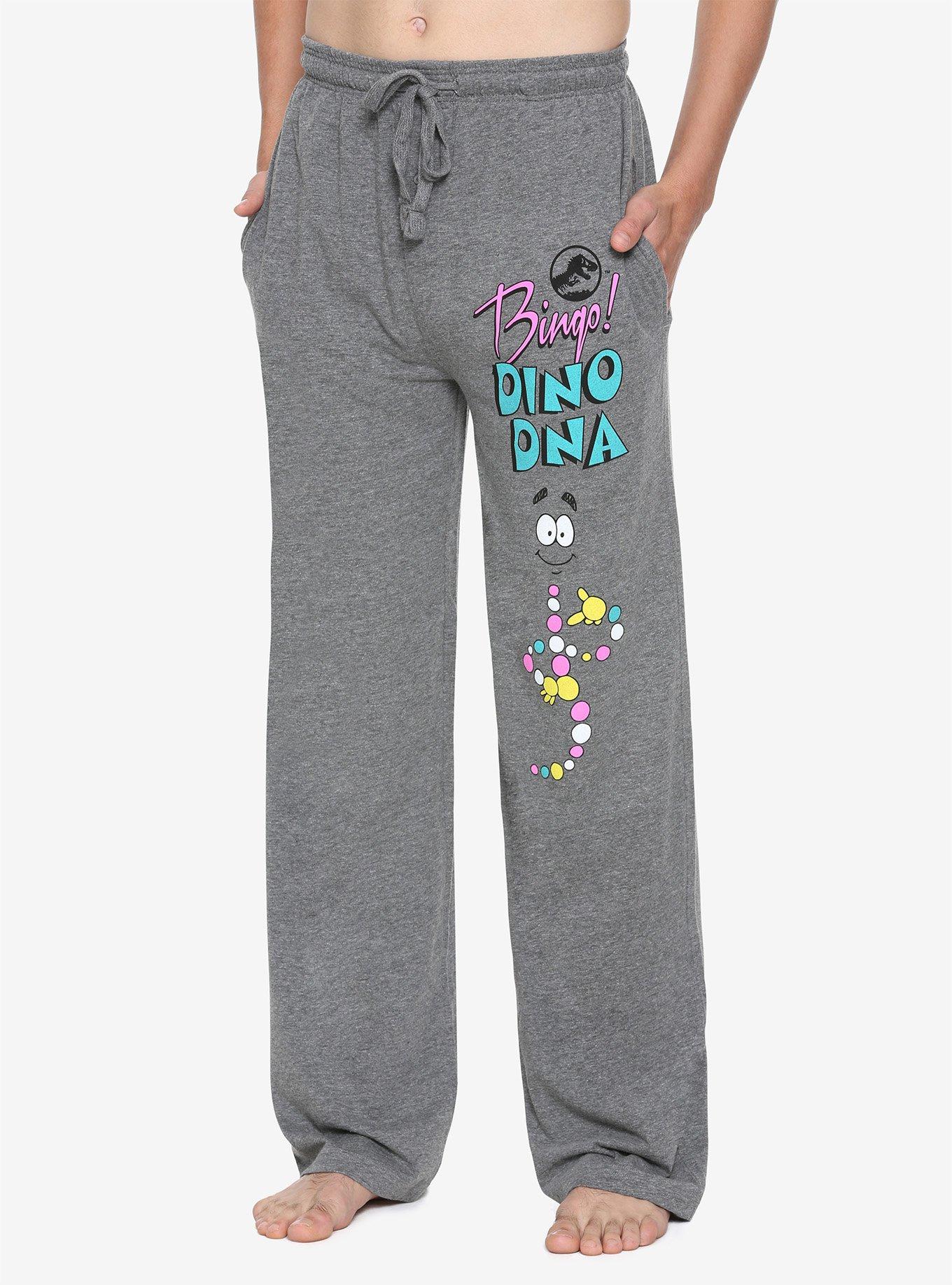 Jurassic Park Bingo! DNA Guys Pajama Pants, GREY, hi-res