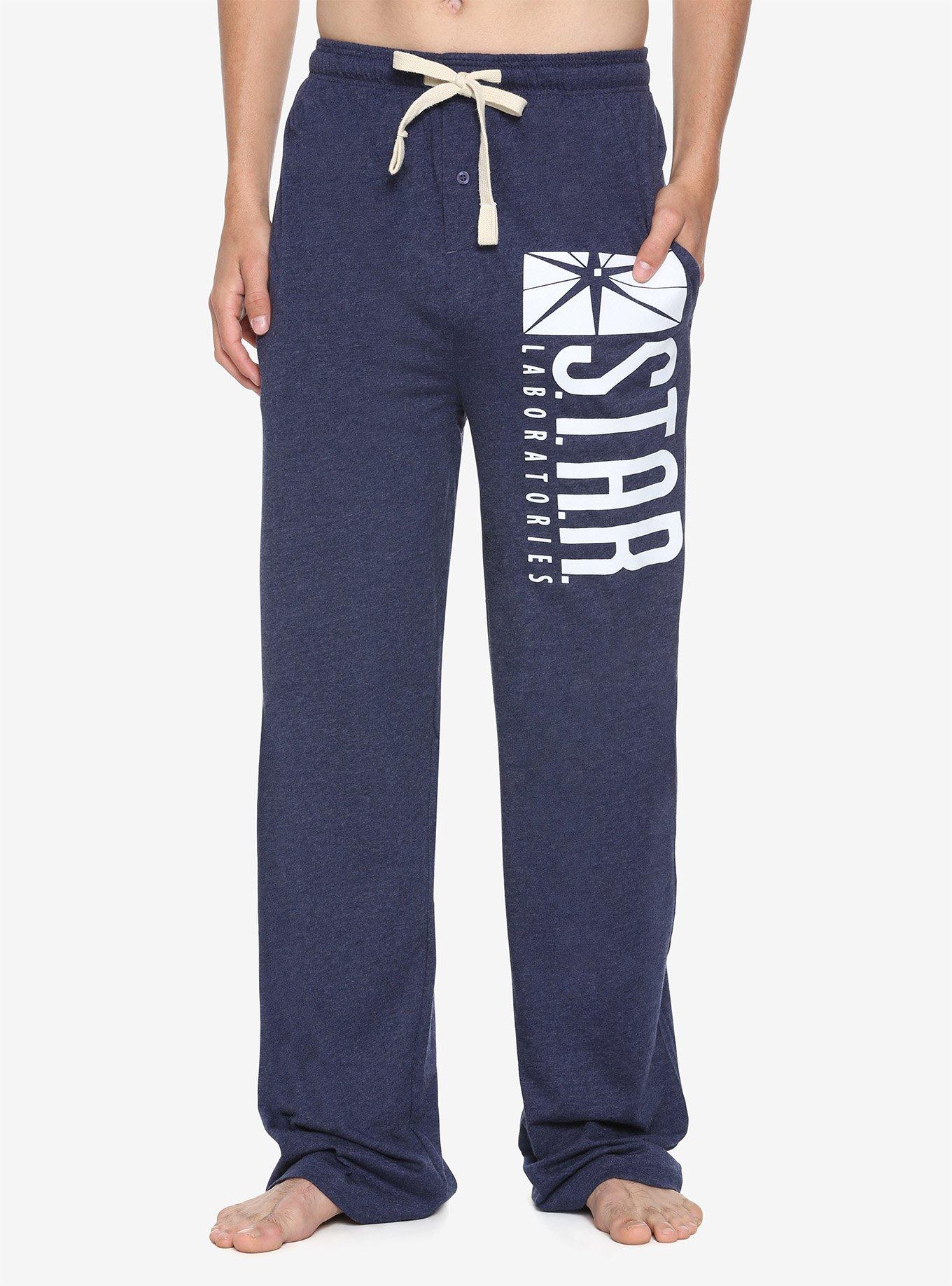 DC Comics The Flash S.T.A.R. Labs Guys Sleep Pants, NAVY, hi-res