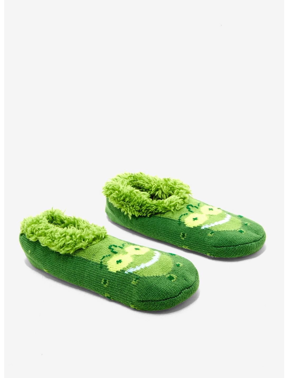 Rick And Morty Slip-On Pickle Rick Slippers, , hi-res