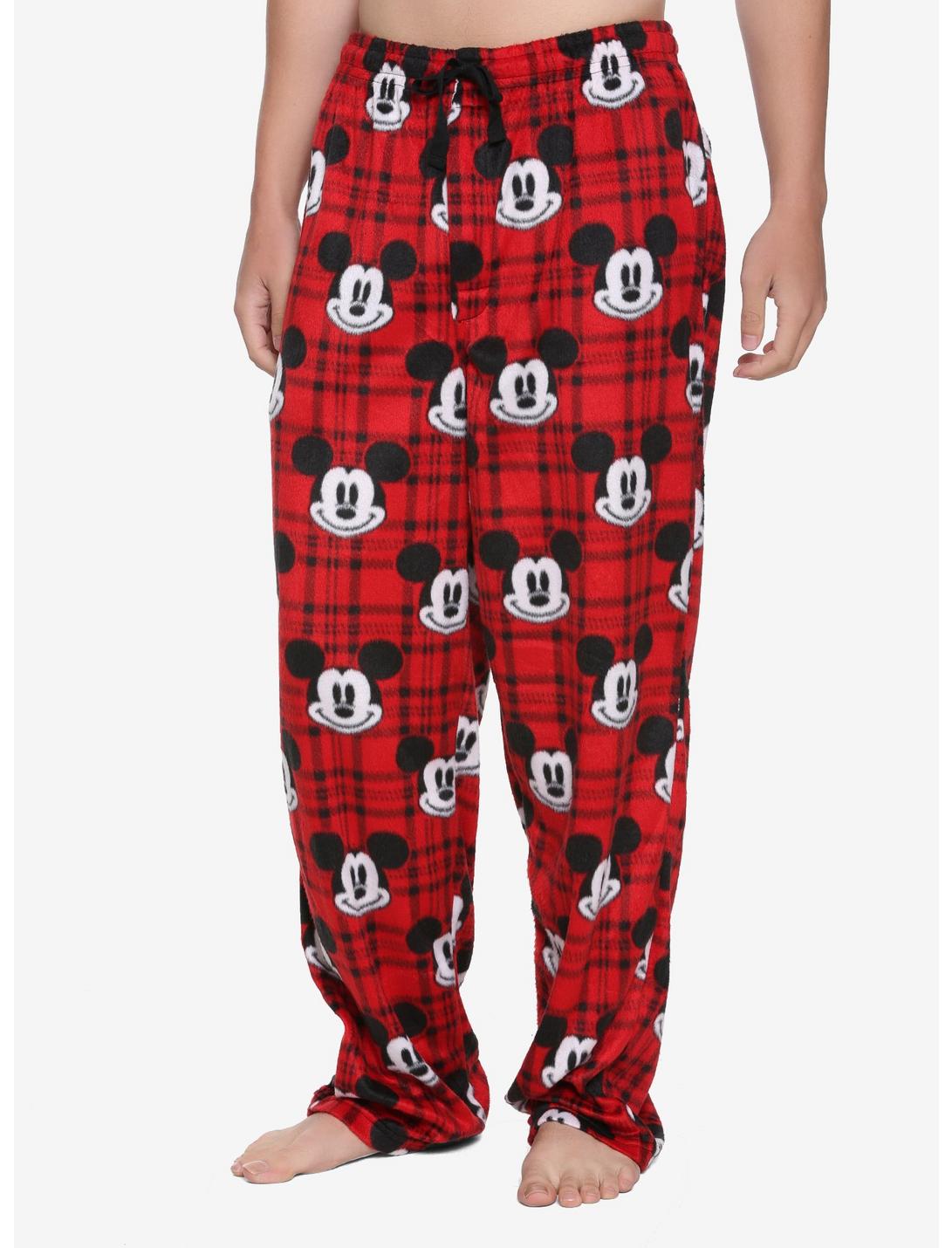 Disney Mickey Mouse Plaid Mickey Guys Pajama Pants | Hot Topic