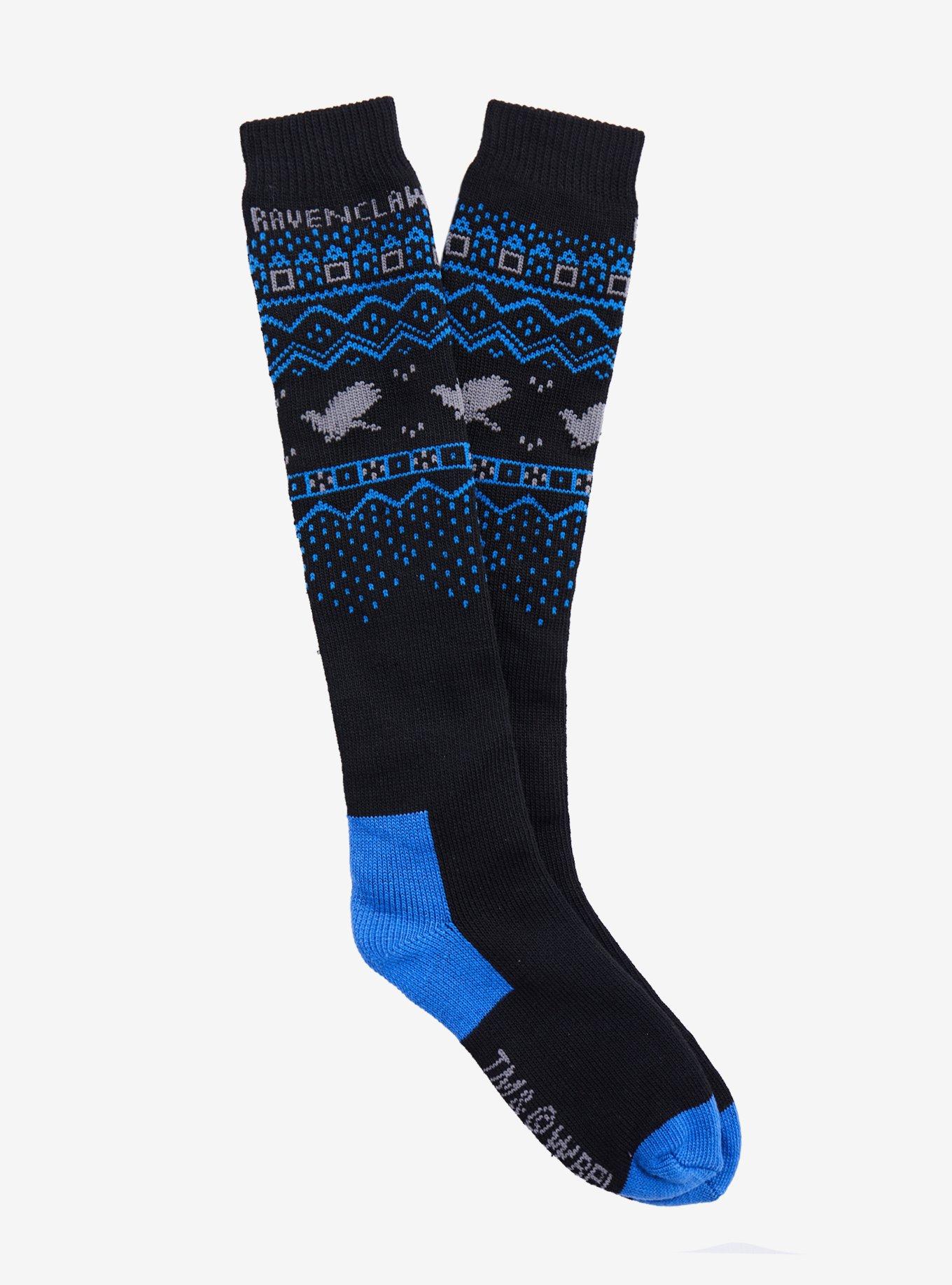 Harry Potter Ravenclaw Fair Isle Chunky Boot Socks, , hi-res