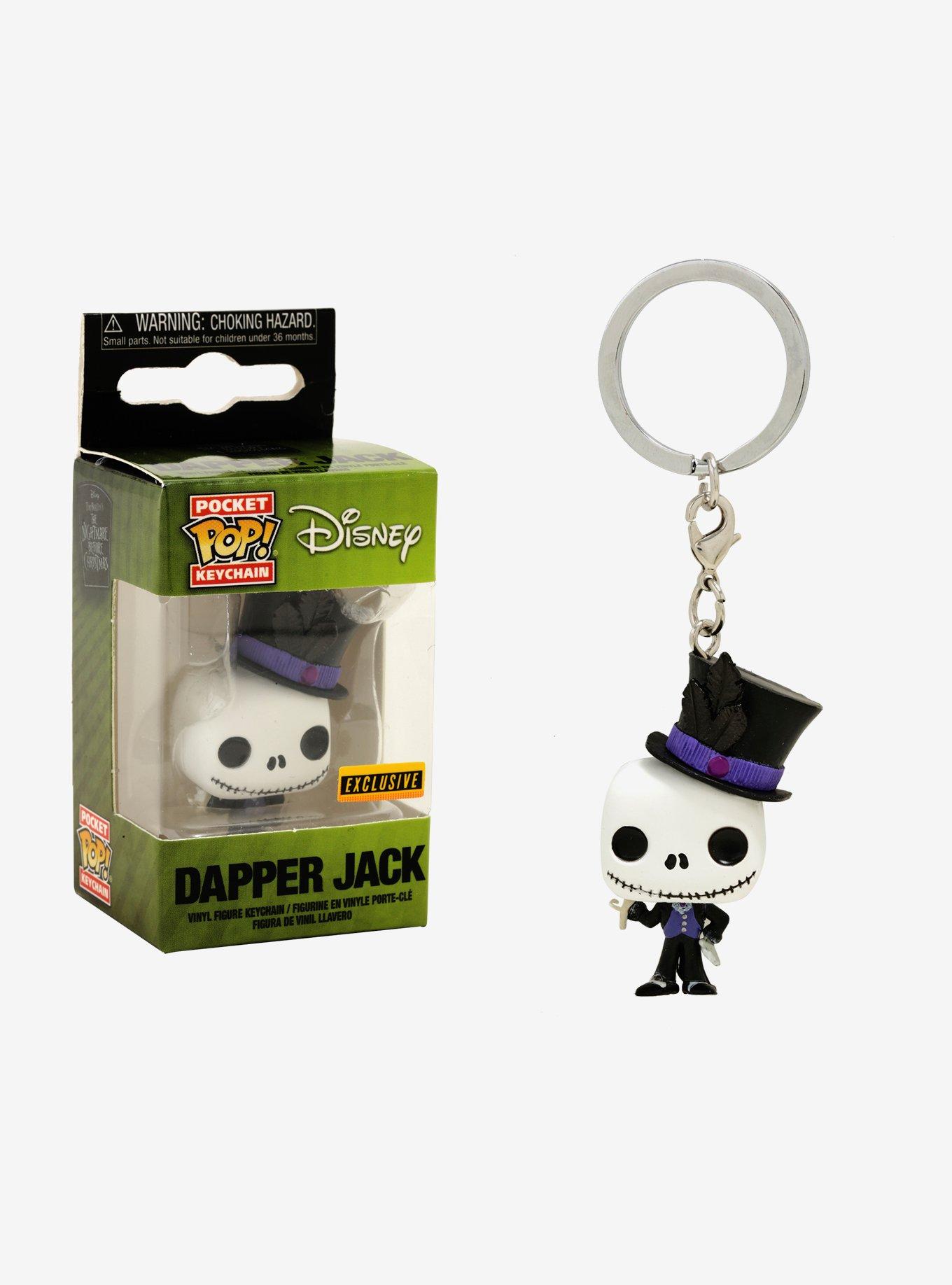 Funko The Nightmare Before Christmas Pocket Pop! Dapper Jack Key Chain Hot Topic Exclusive, , hi-res