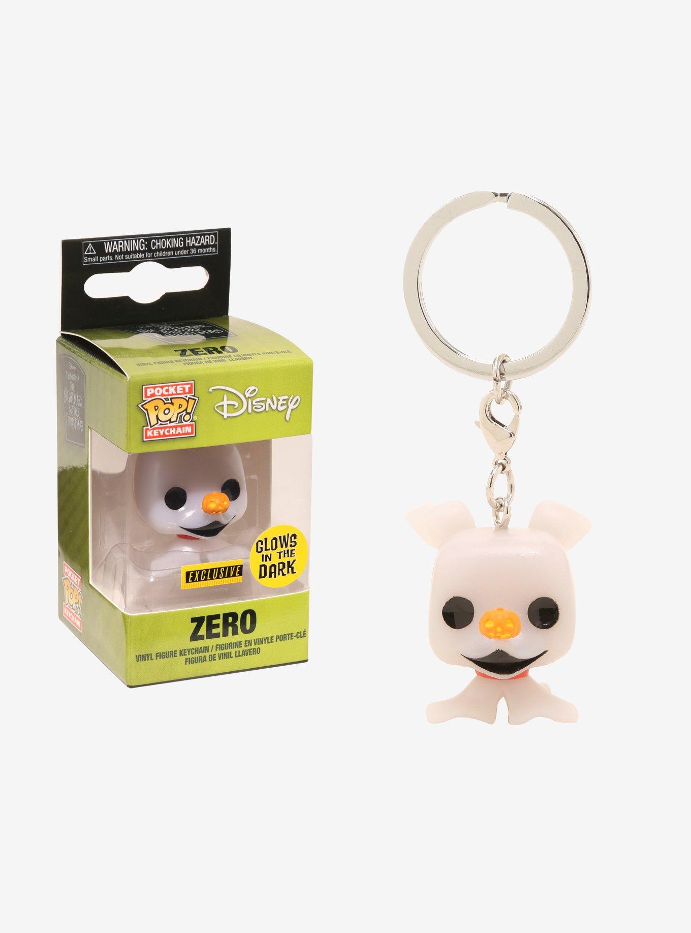 Funko The Nightmare Before Christmas Pocket Pop! Zero Key Chain Hot Topic Exclusive, , hi-res