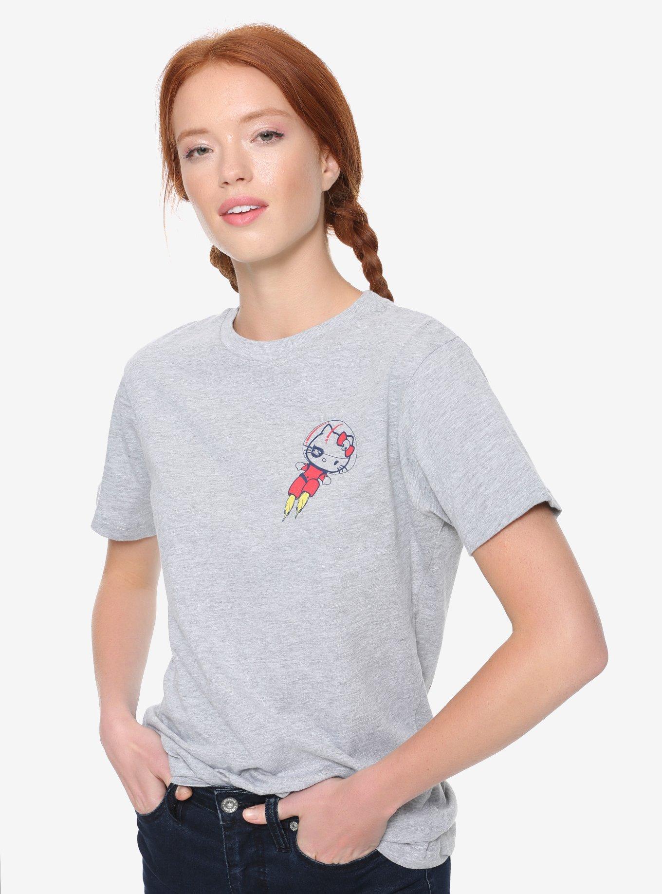 Sanrio x 64 Colors Hello Kitty Milk Womens Tee - BoxLunch Exclusive, GREY, hi-res
