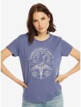 Harry Potter Dumbledore's Army Womens Tee - BoxLunch Exclusive, BLUE, hi-res